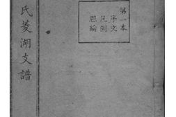 2116[浙江湖州]菱湖王氏支谱_合集 PDF电子版下载