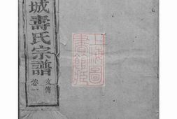 2580.暨阳墨城寿氏宗谱： 十五卷 PDF电子版下载