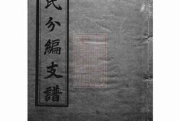 4447.顾氏分编泾里支支谱： 九卷：[无锡] PDF电子版下载