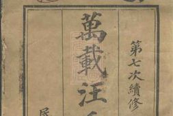 8087.万载汪氏族谱： 十六卷，首一卷，末一卷：[江西万载] PDF电子版下载
