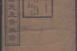 8550.高阡谢氏五修族谱 PDF电子版下载